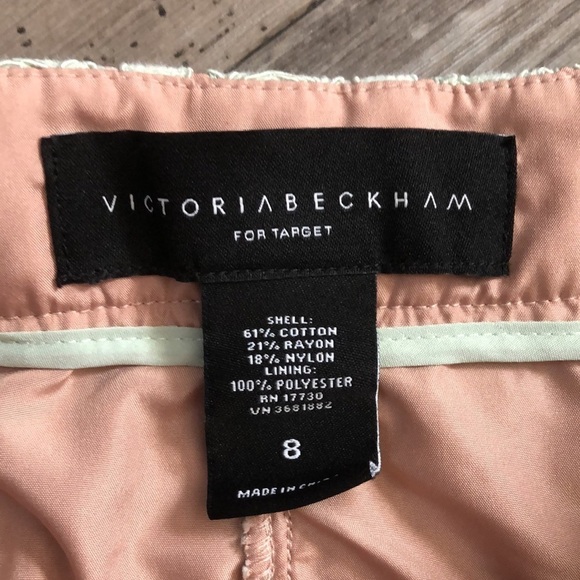 Victoria Beckham for Target mint lace overlay shorts size 8 - Picture 5 of 7